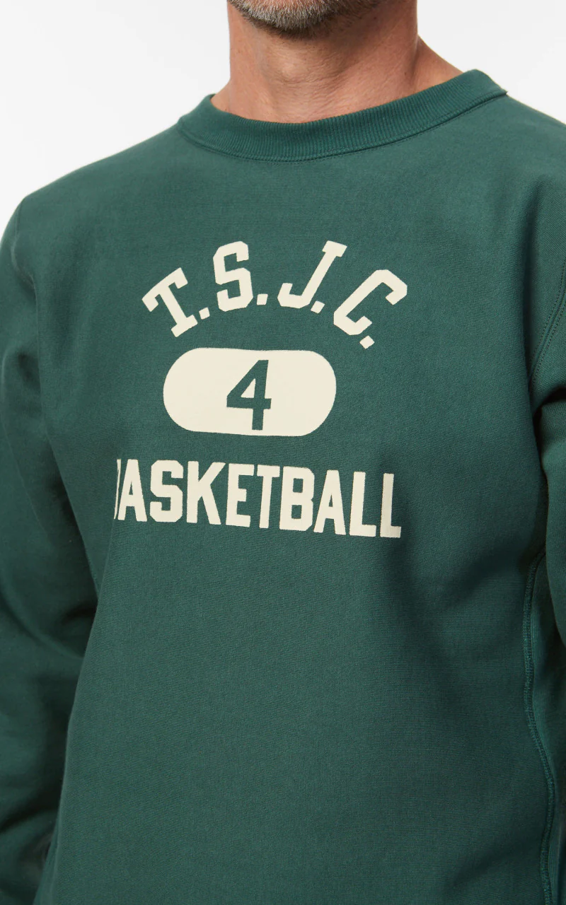 Warehouse & Co. 483 TSJC Sweatshirt Green - Image 7