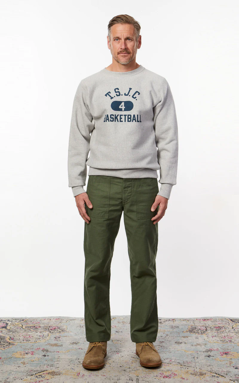 Warehouse & Co. 483 TSJC Sweatshirt Heather Grey - Image 2
