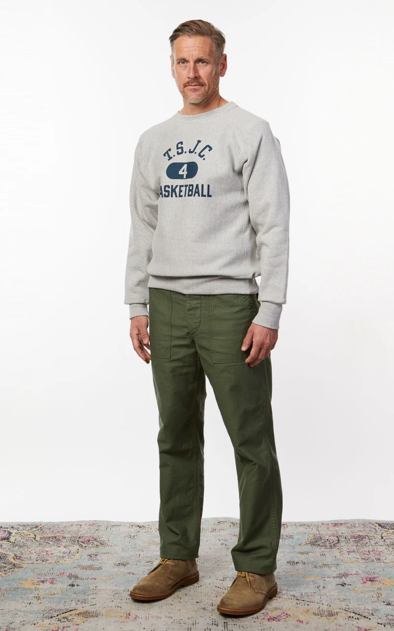 Warehouse & Co. 483 TSJC Sweatshirt Heather Grey - Image 3