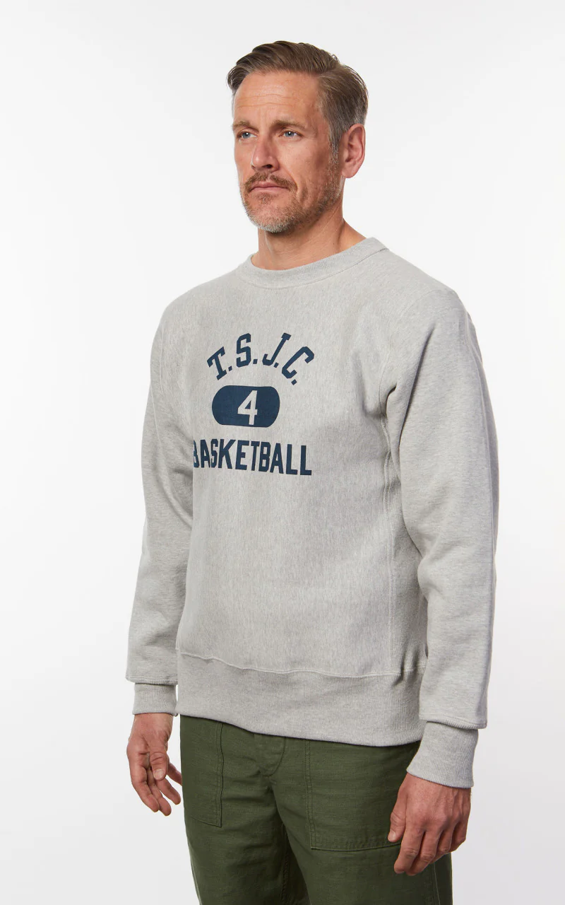 Warehouse & Co. 483 TSJC Sweatshirt Heather Grey - Image 4