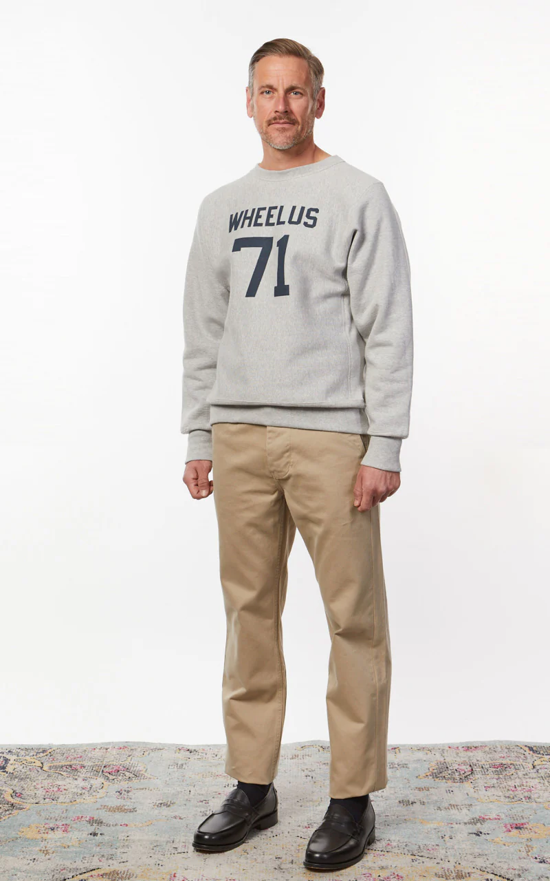 Warehouse & Co. 483 Wheelus Sweatshirt Heather Grey - Image 3