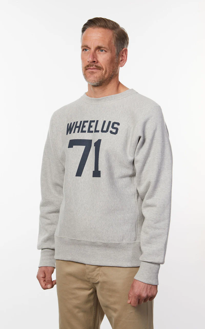 Warehouse & Co. 483 Wheelus Sweatshirt Heather Grey - Image 4