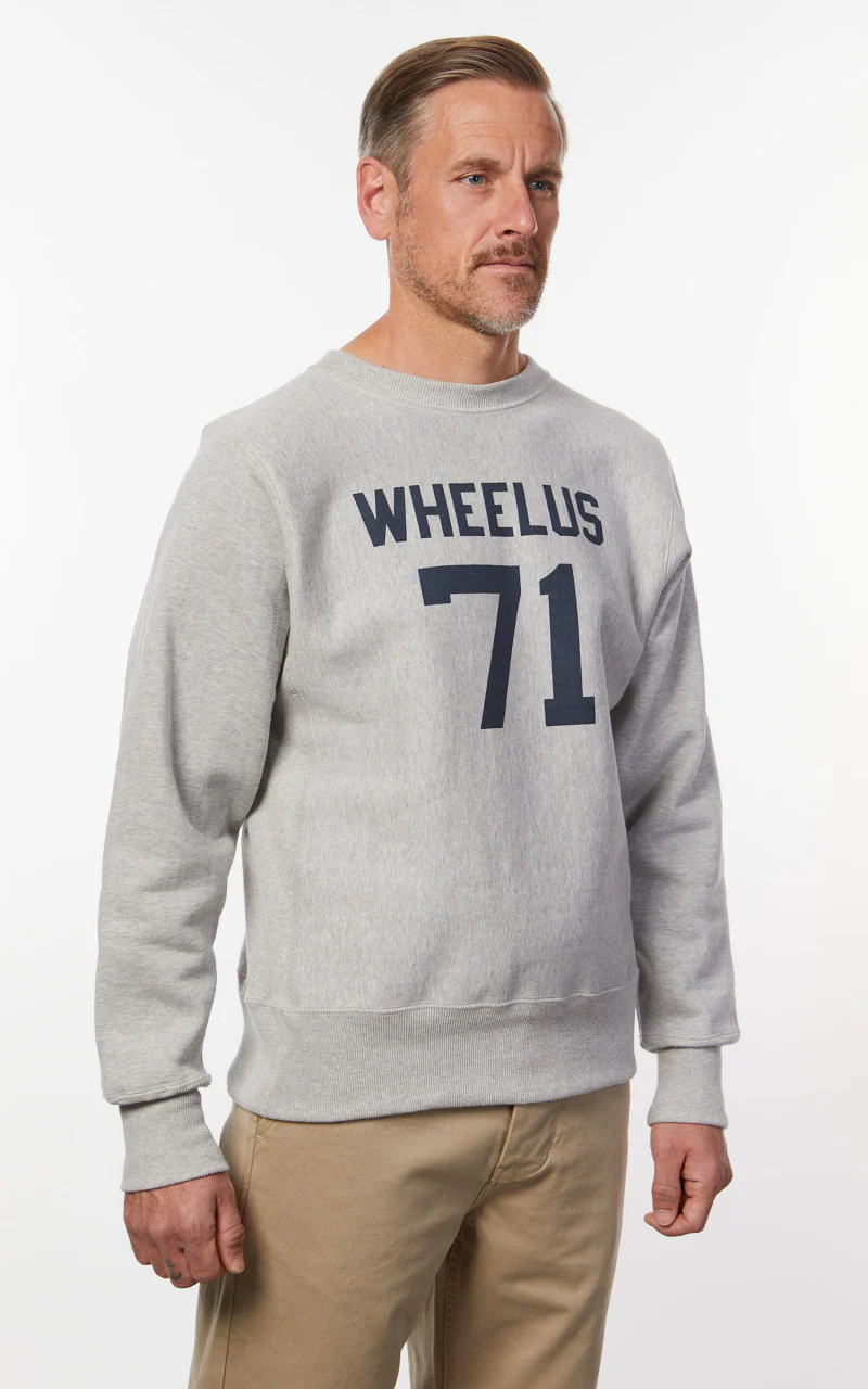 Warehouse & Co. 483 Wheelus Sweatshirt Heather Grey - Image 5