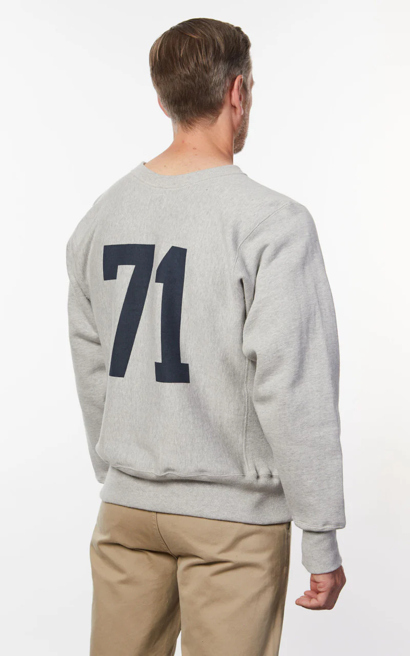 Warehouse & Co. 483 Wheelus Sweatshirt Heather Grey - Image 6