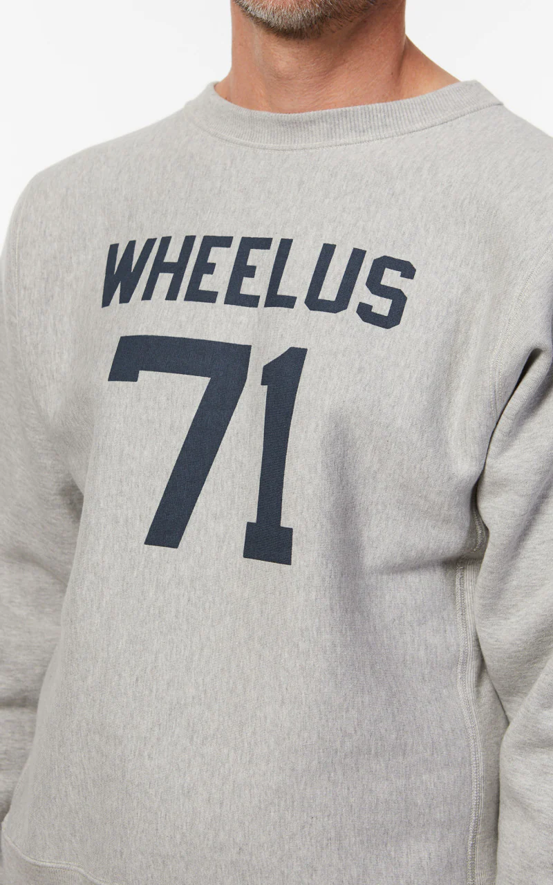 Warehouse & Co. 483 Wheelus Sweatshirt Heather Grey - Image 7