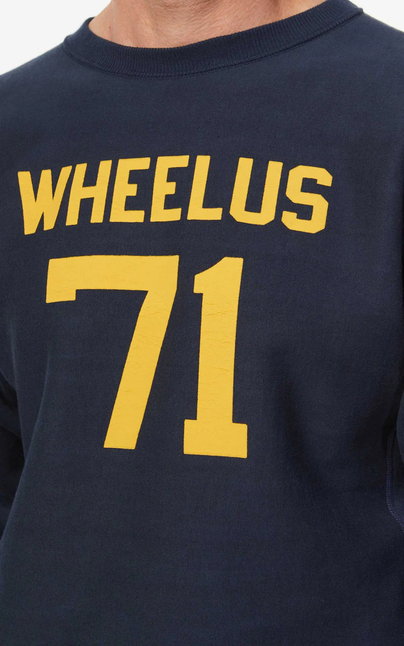 Warehouse & Co. 483 Wheelus Sweatshirt Navy - Image 8