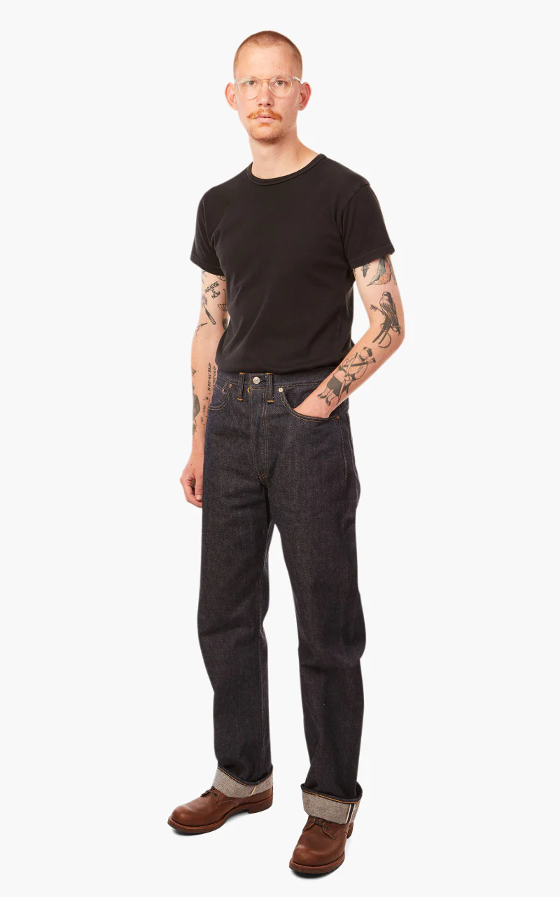 Warehouse & Co. Lot 1001XX 1947 Model Jeans Unwashed Indigo - Image 8
