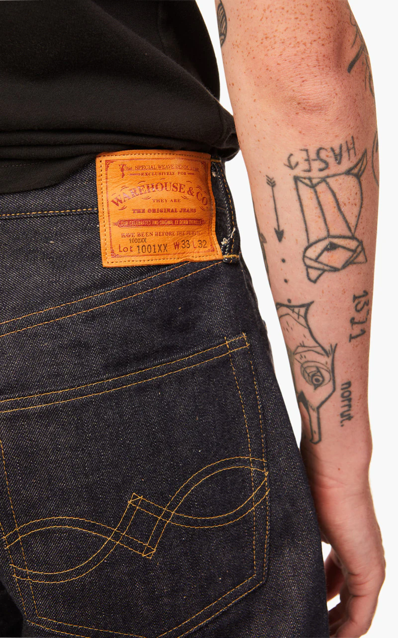 Warehouse & Co. Lot 1001XX 1947 Model Jeans Unwashed Indigo - Image 9