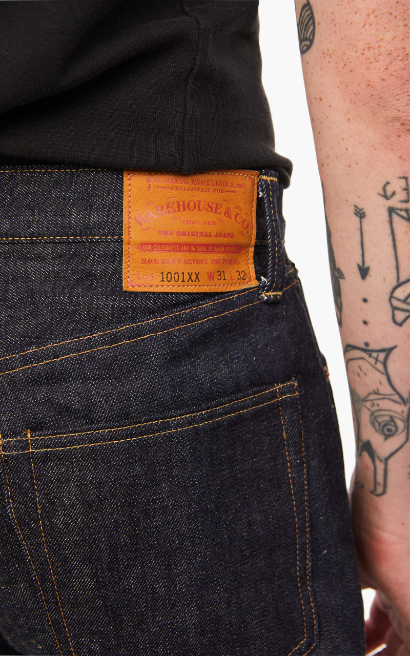 Warehouse & Co. Lot 1001XX Heavy Ounces Jeans Unwashed Indigo - Image 6
