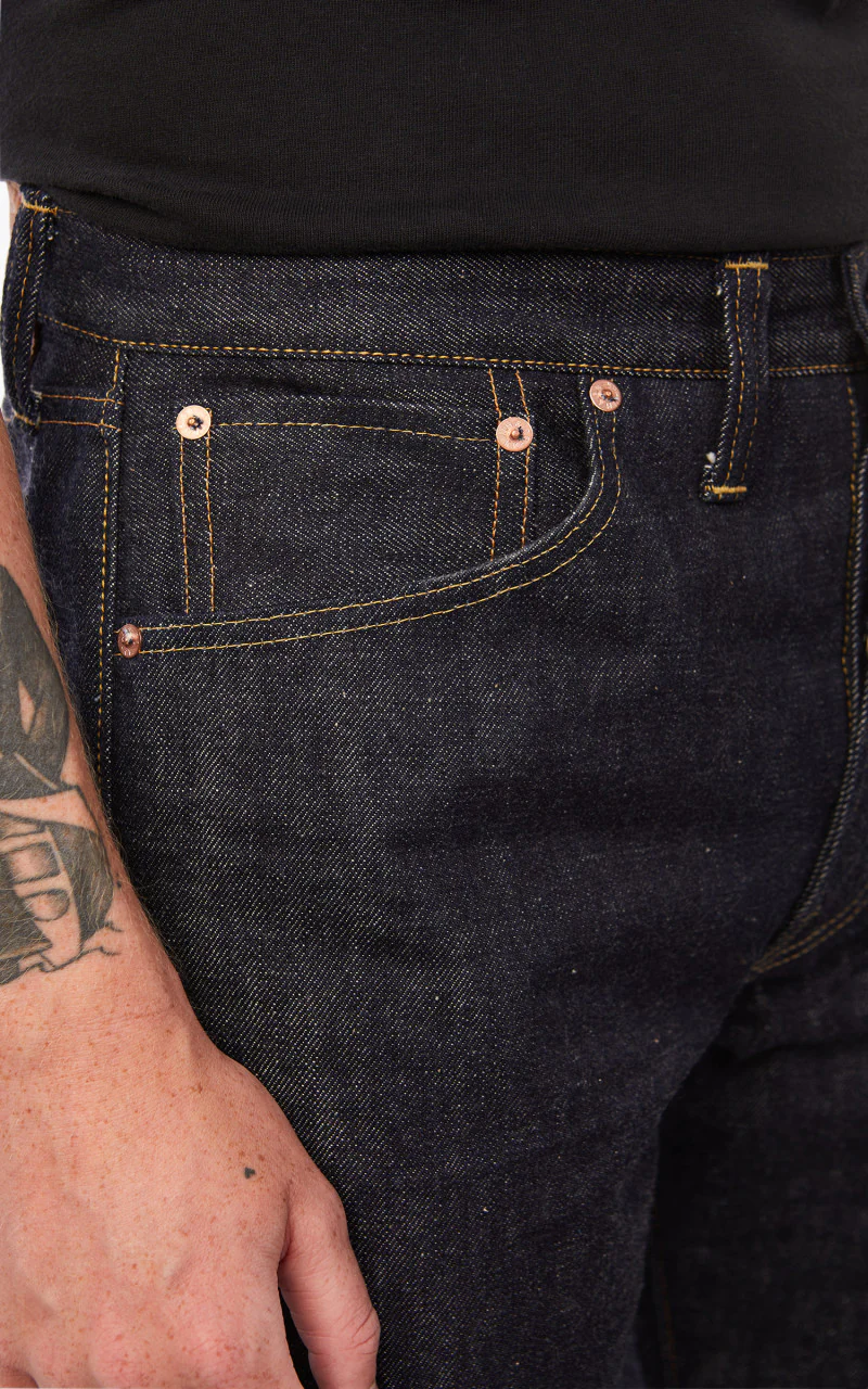 Warehouse & Co. Lot 1001XX Heavy Ounces Jeans Unwashed Indigo - Image 7