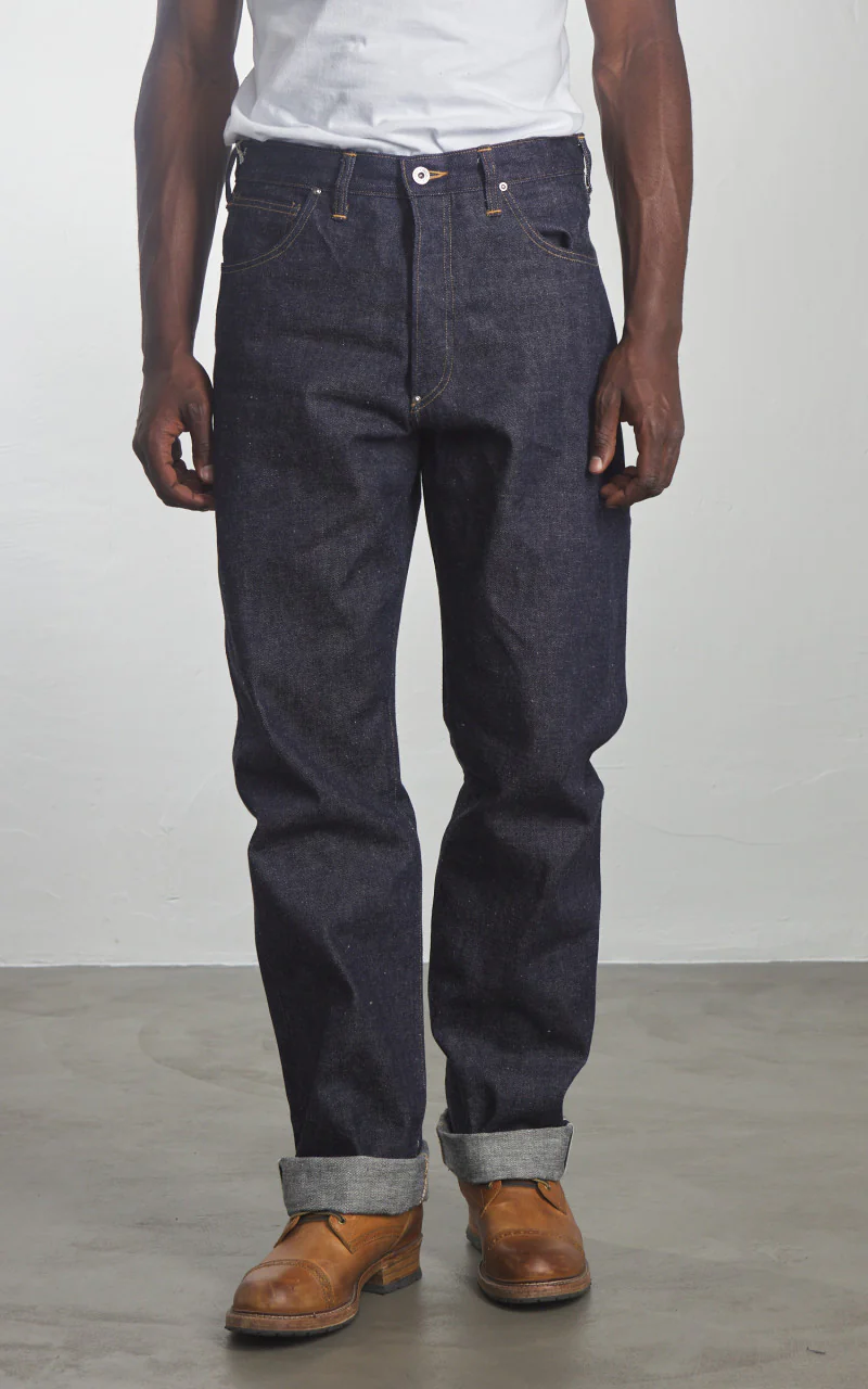 Warehouse & Co. Lot 1010 DSB Offset Loop Cowboy Pants (WW2 Model) Indigo - Image 2
