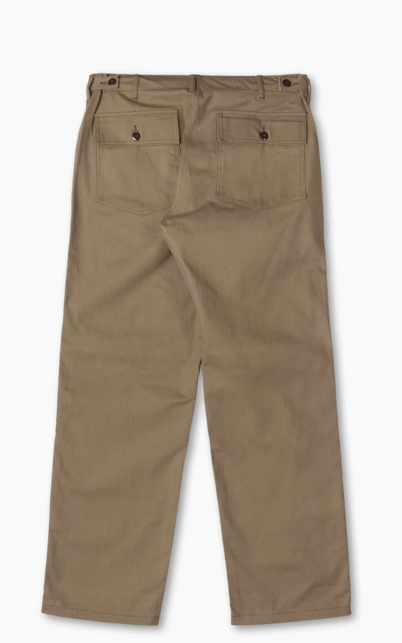 Warehouse & Co. Lot 1086 Military Herringbone Pants OD Green - Image 3