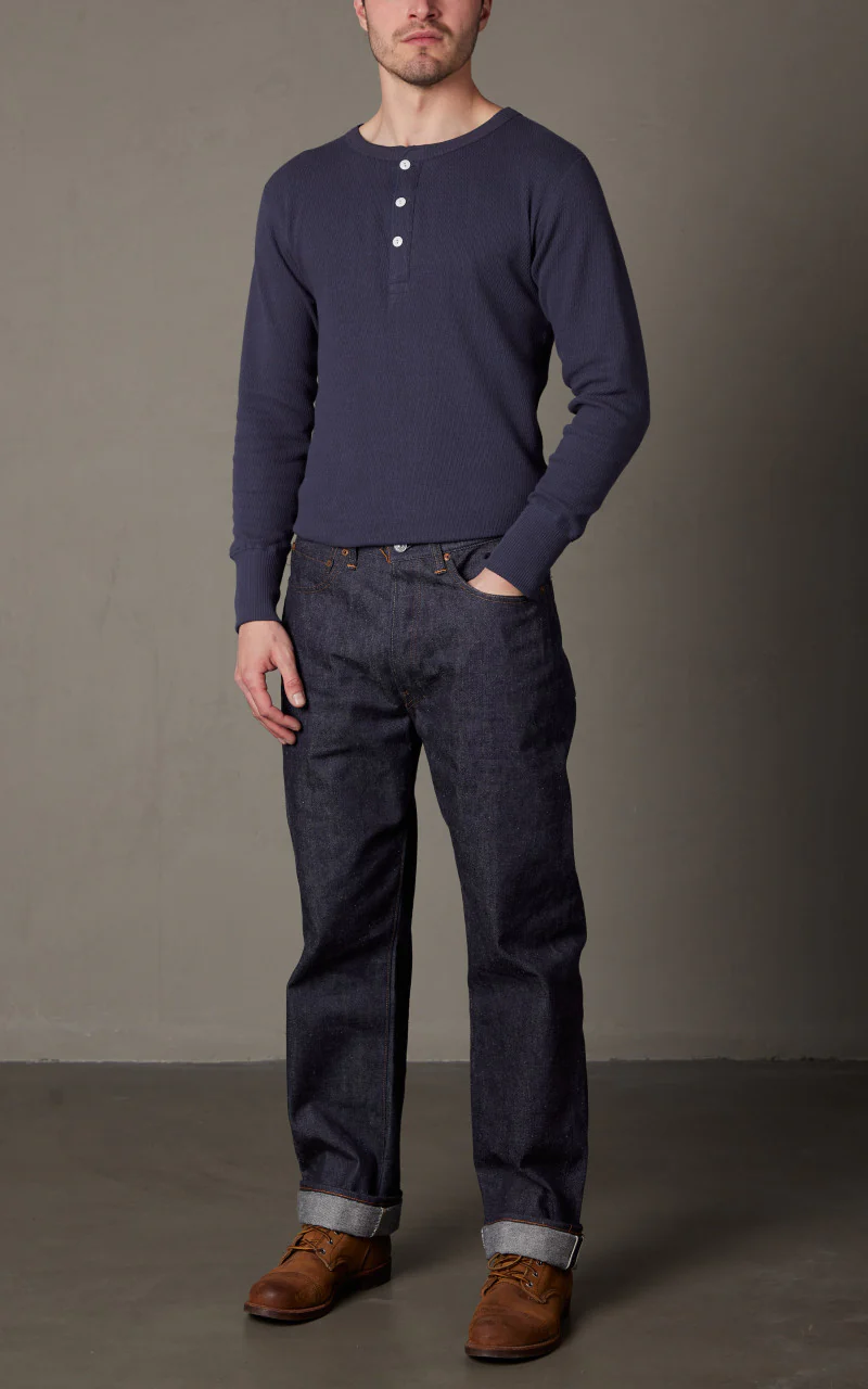 Warehouse & Co. Lot 1101 1970s "Big E" Straight Model Jeans Unwashed Indigo - Image 2
