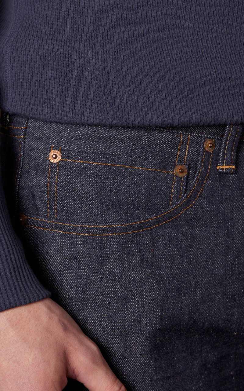 Warehouse & Co. Lot 1101 1970s "Big E" Straight Model Jeans Unwashed Indigo - Image 4
