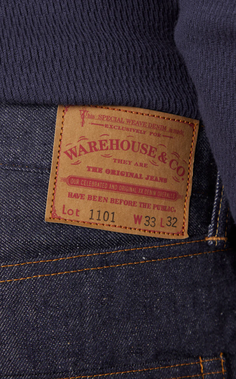 Warehouse & Co. Lot 1101 1970s "Big E" Straight Model Jeans Unwashed Indigo - Image 5