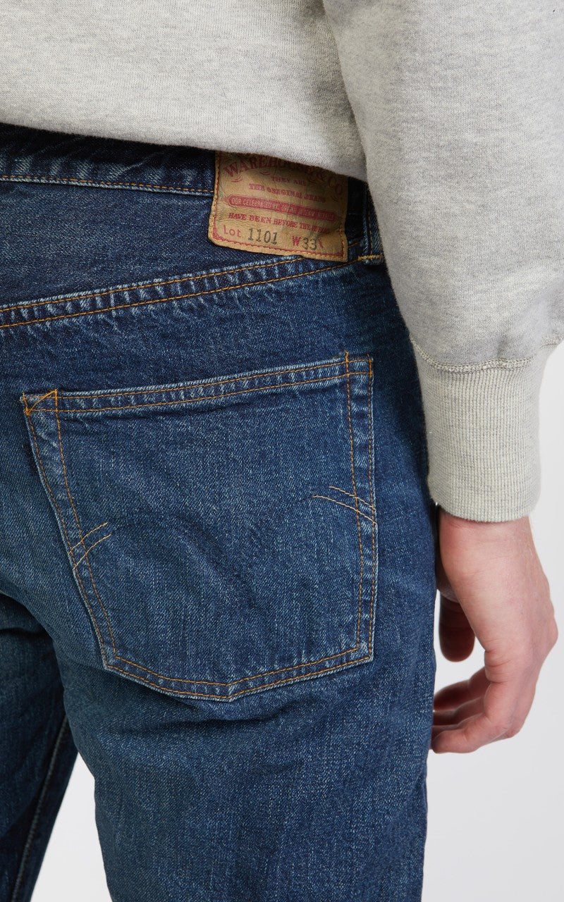 Warehouse & Co. Lot 1101 2nd Hand Jeans Used Wash Dark - Image 13