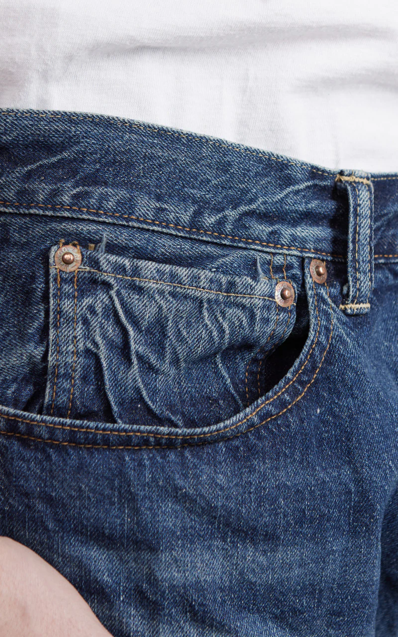Warehouse & Co. Lot 1101 2nd Hand Jeans Used Wash Dark - Image 5