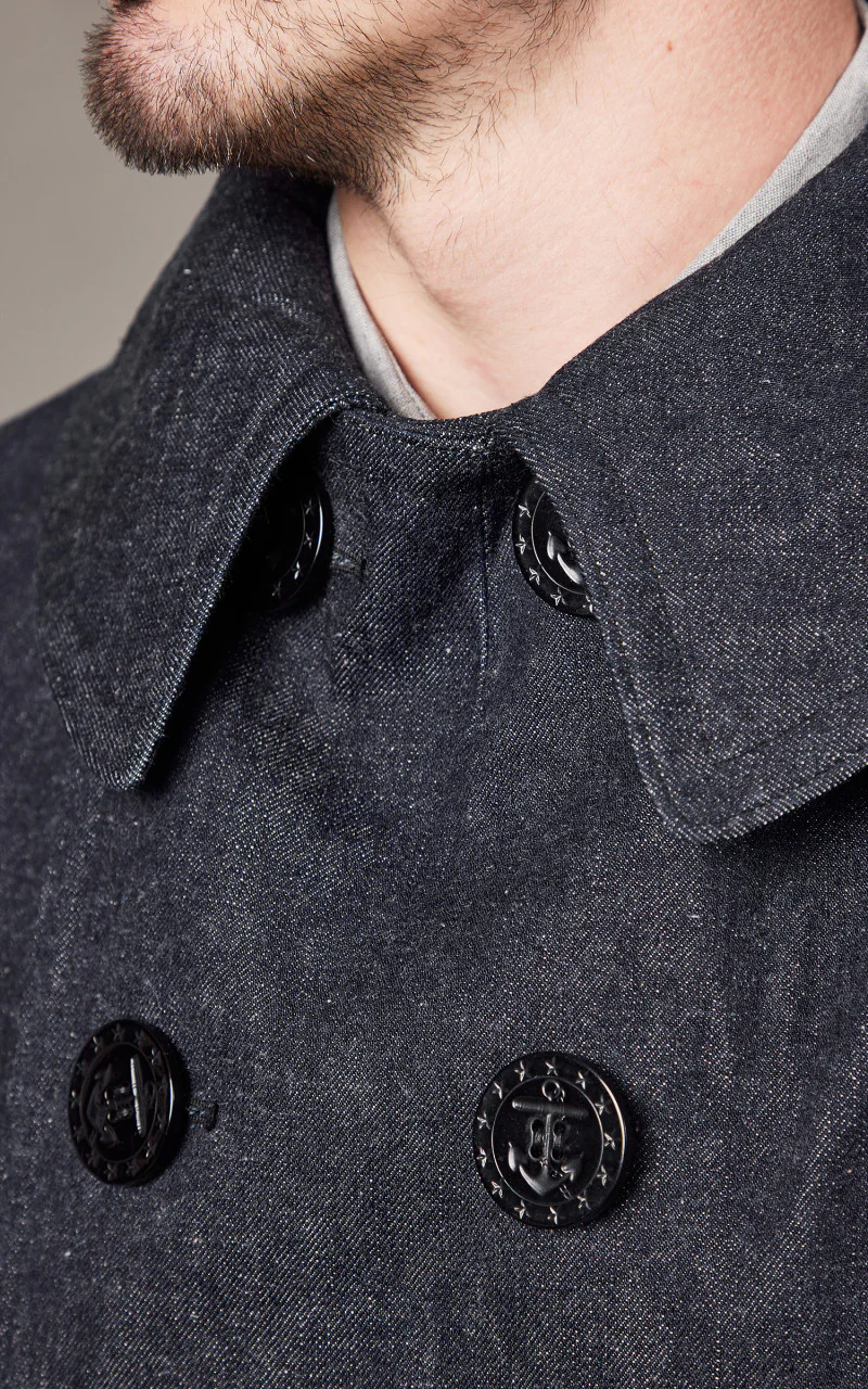 Warehouse & Co. Lot 2205 U.S. Navy 13Stars Pea Coat Indigo - Image 5