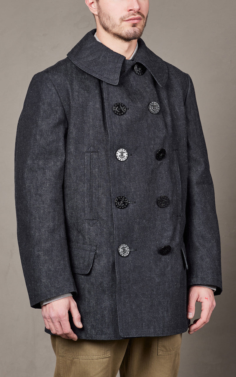 Warehouse & Co. Lot 2205 U.S. Navy 13Stars Pea Coat Indigo - Image 6