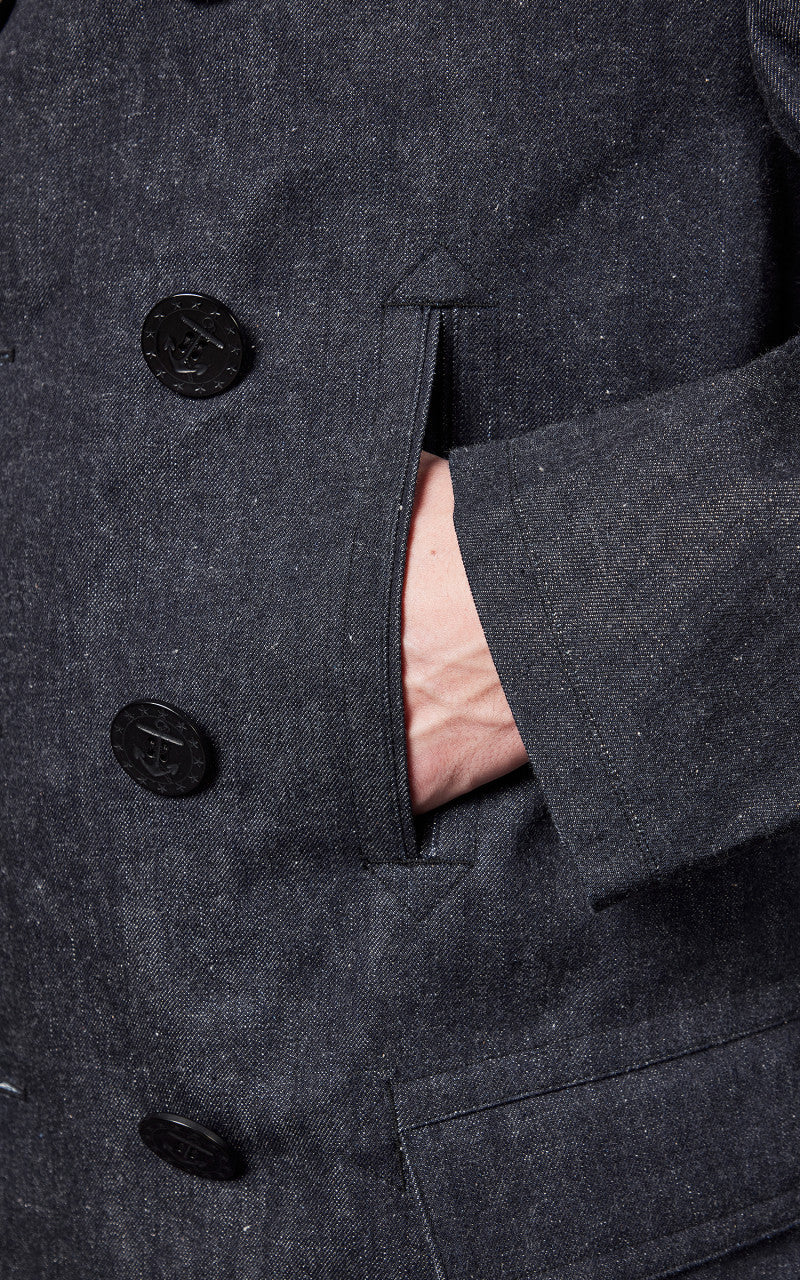 Warehouse & Co. Lot 2205 U.S. Navy 13Stars Pea Coat Indigo - Image 7
