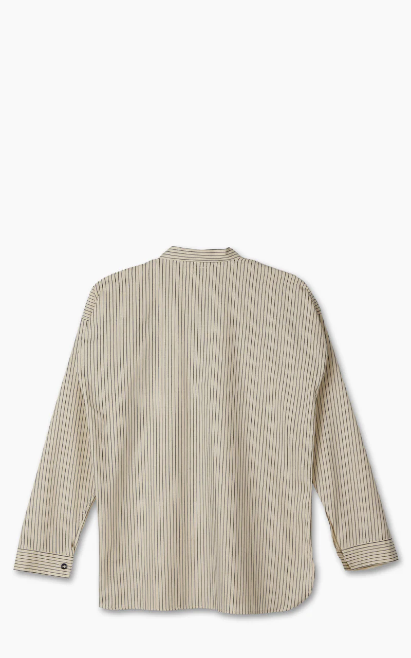 Warehouse & Co. Lot 3045 Striped Pullover Shirt Ecru - Image 6