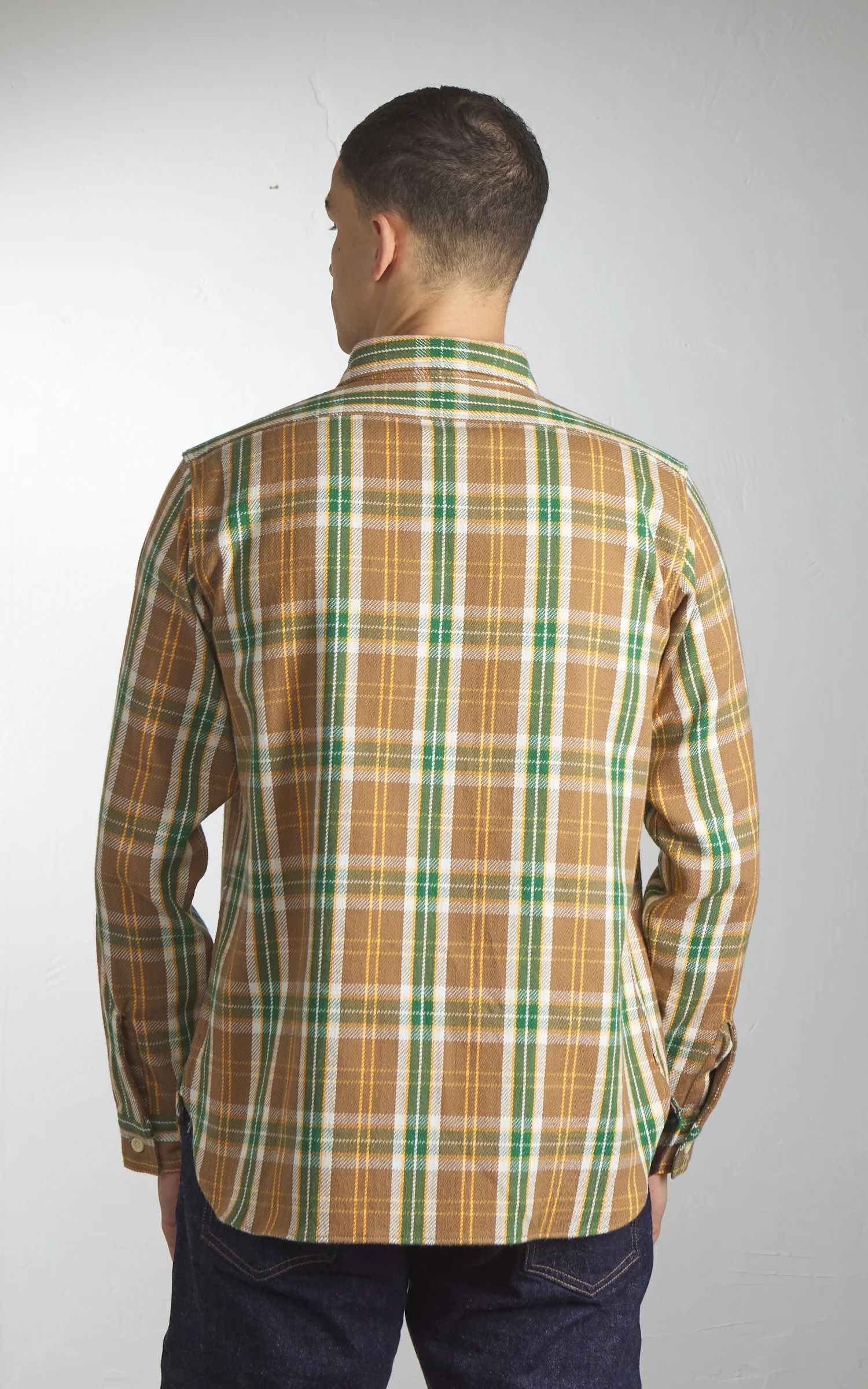 Warehouse & Co. Lot 3104 Flannel Shirt Brown - Image 6