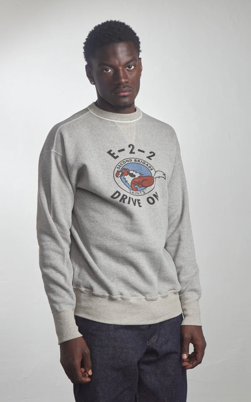 Warehouse & Co. Lot 401 Drive On Sweatshirt Heather Grey - Image 2