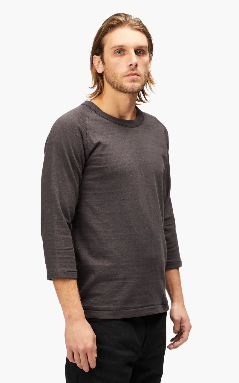Warehouse & Co. Lot 4049 Three Quarter Freedom T-Shirt Black - Image 5