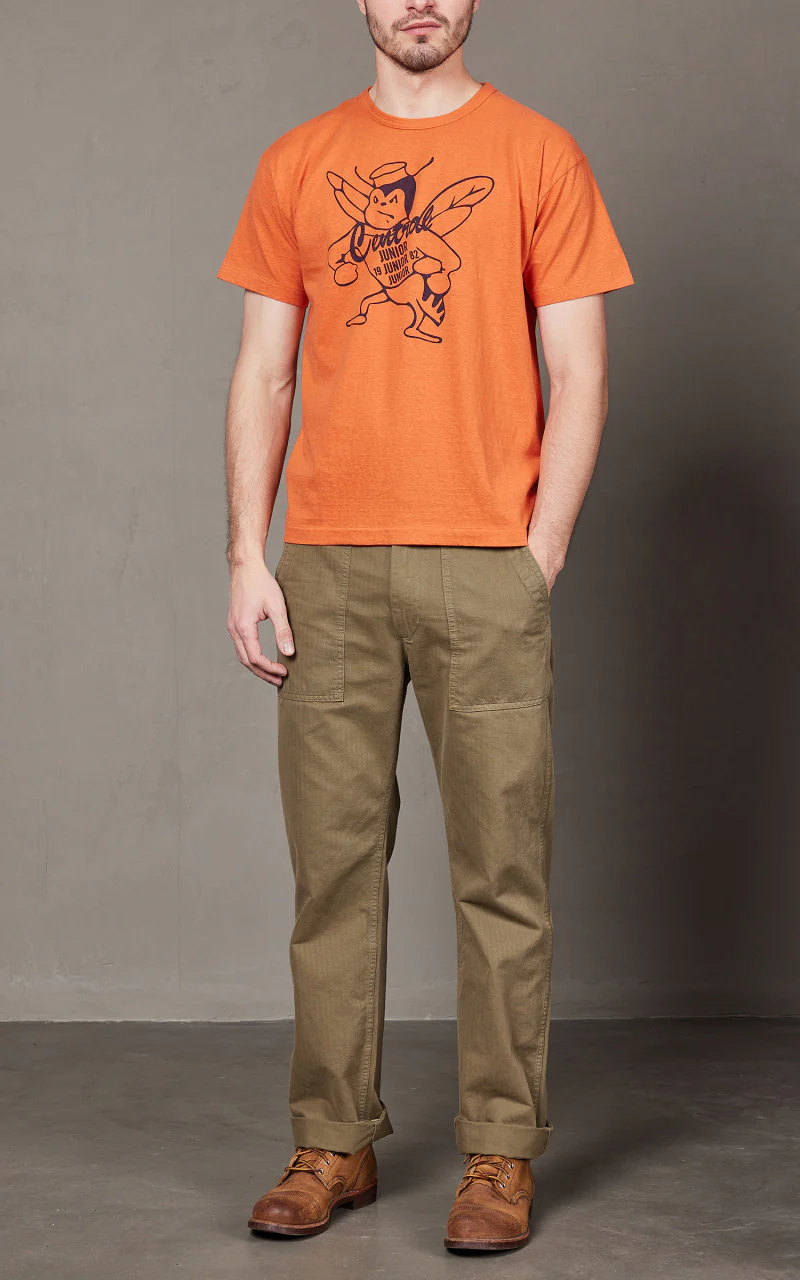 Warehouse & Co. Lot 4064 Central T-Shirt Orange - Image 2