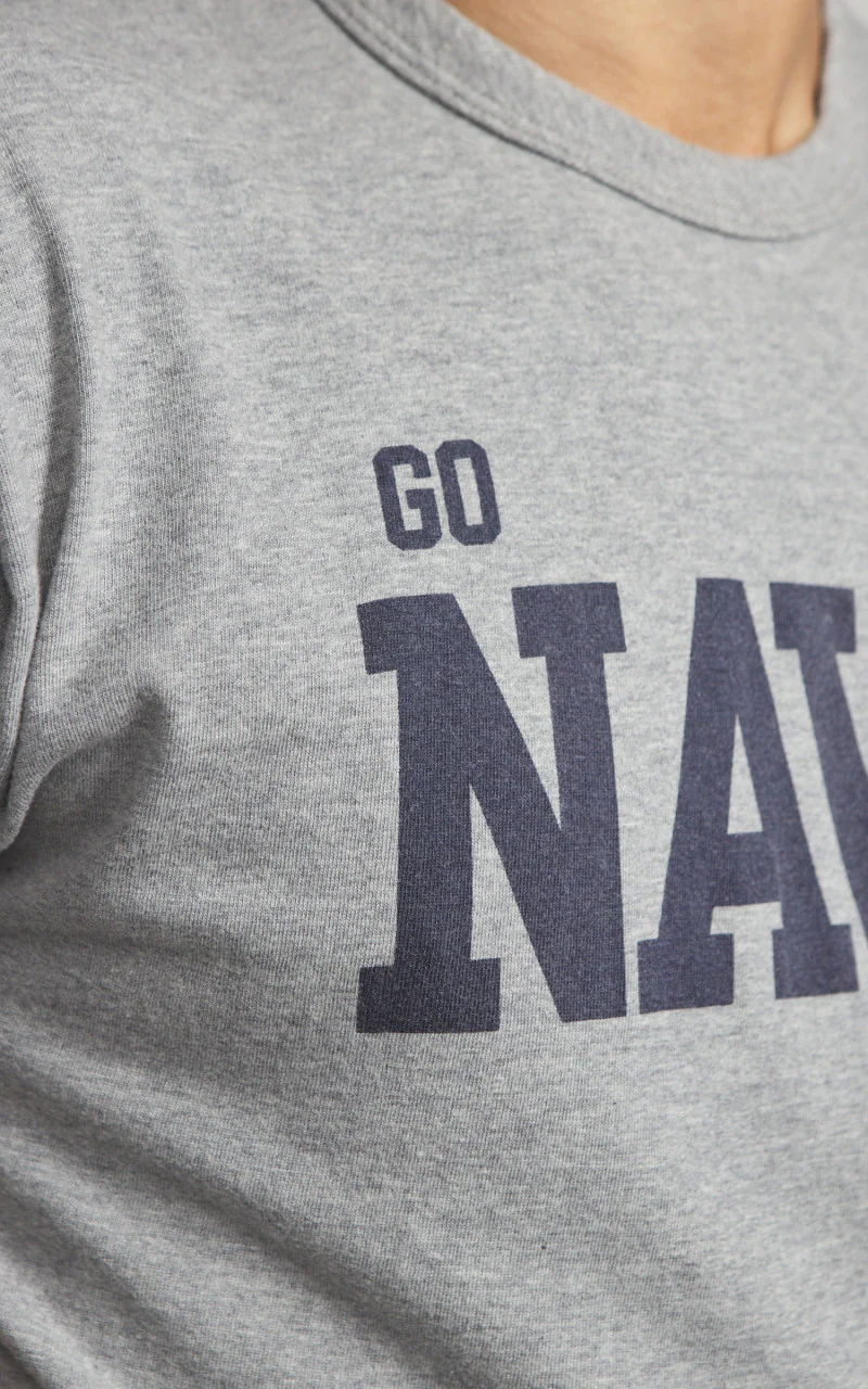 Warehouse & Co. Lot 4064 Go Navy T-Shirt Heather Grey - Image 4