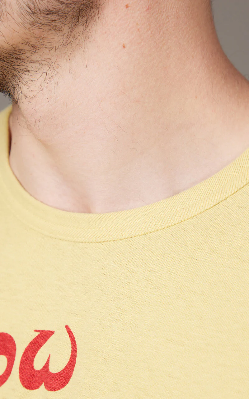 Warehouse & Co. Lot 4064 Jack & Jill T-Shirt Cream Yellow - Image 5