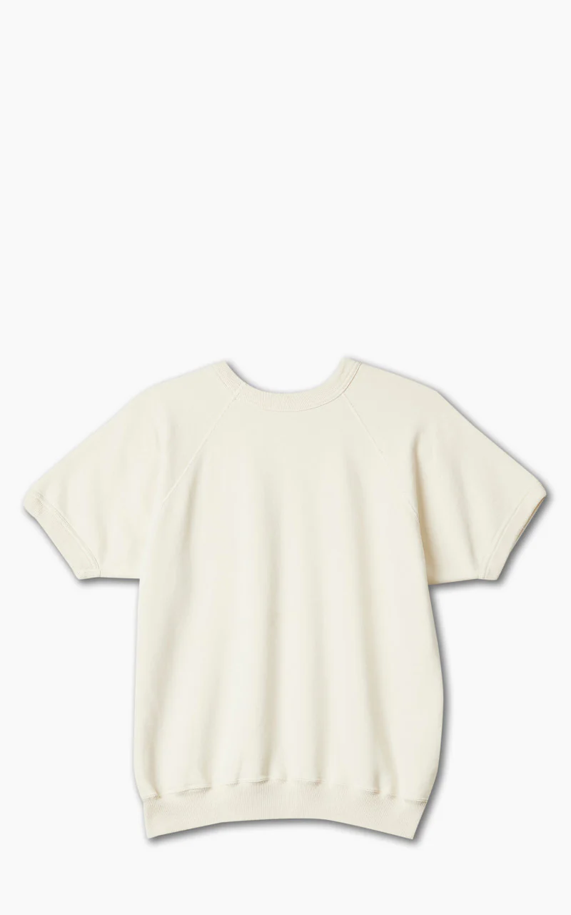 Warehouse & Co. Lot 4085 Short Sleeve Pocket Sweatshirt Cream - Image 3