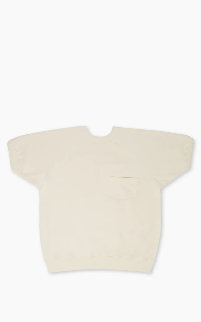 Warehouse & Co. Lot 4105 Short Sleeve Pocket Sweatshirt Cream