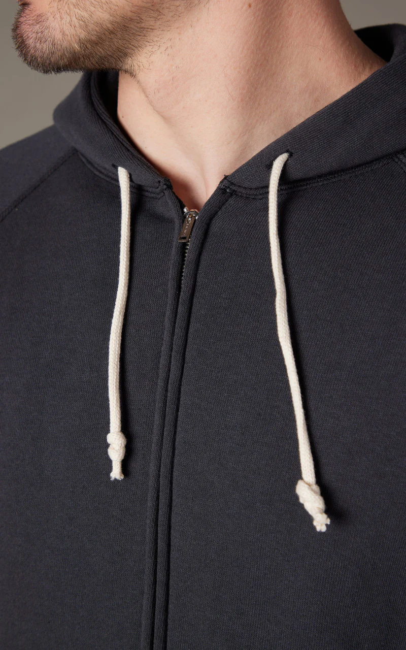 Warehouse & Co. Lot 451 Raglan Freedom Full Zip Hoodie Black - Image 5