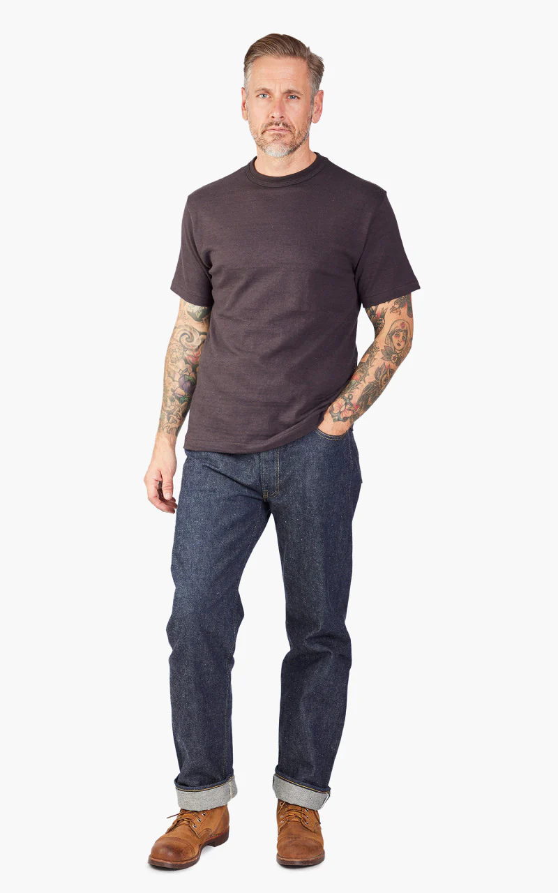 Warehouse & Co. Lot 4601 Plain T-Shirt Sumi Black - Image 2