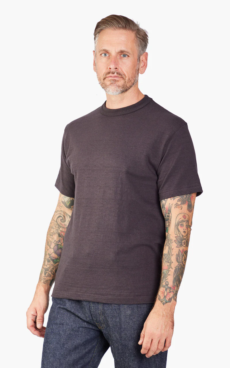 Warehouse & Co. Lot 4601 Plain T-Shirt Sumi Black - Image 4