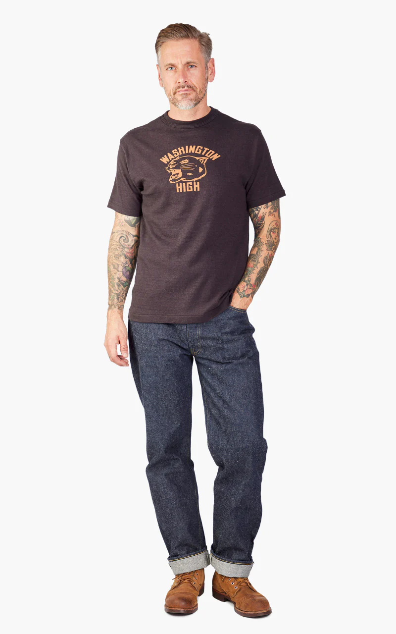Warehouse & Co. Lot 4601 Washington T-Shirt Black - Image 2