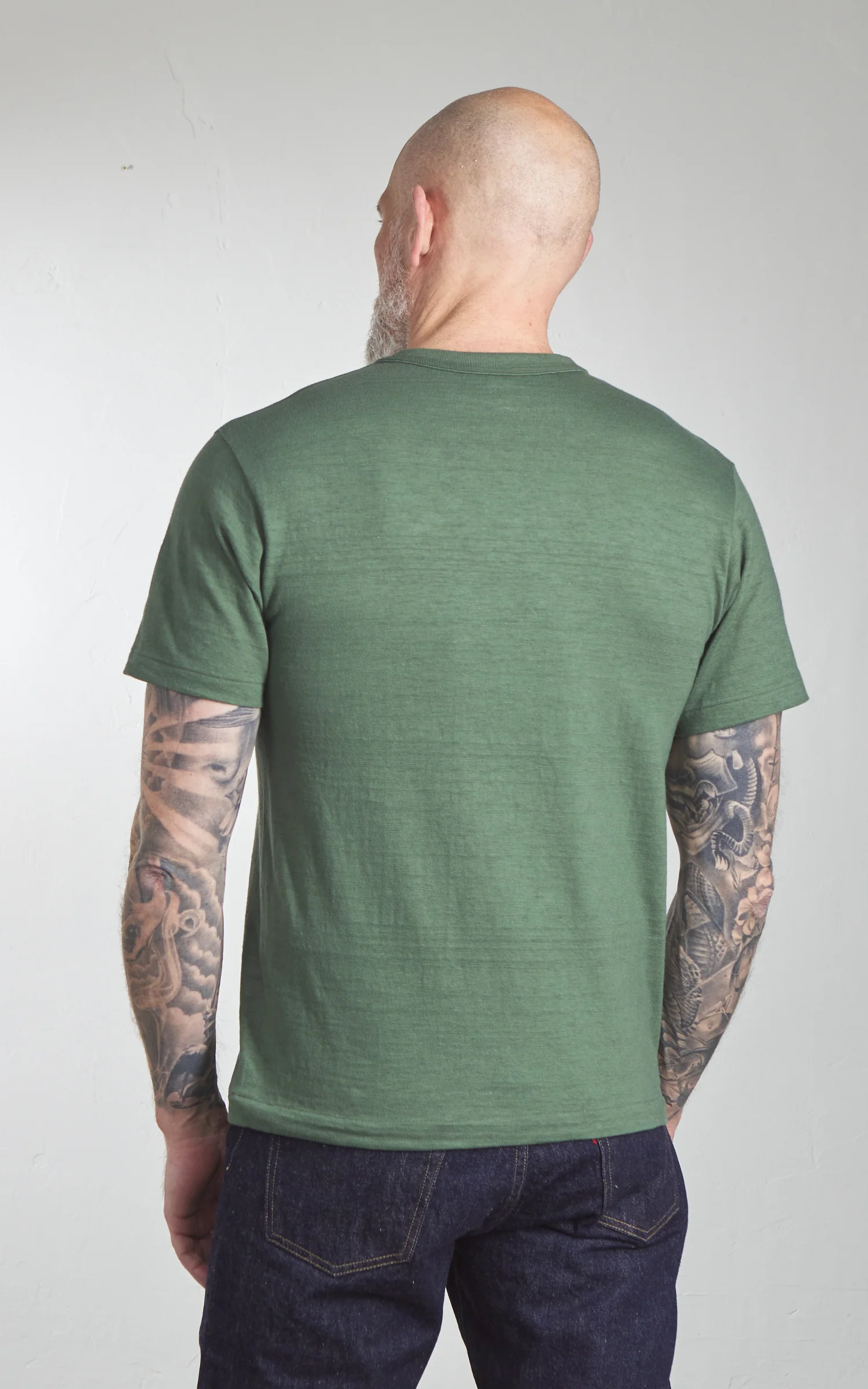 Warehouse & Co. Lot 4601 Washington T-Shirt Green - Image 6