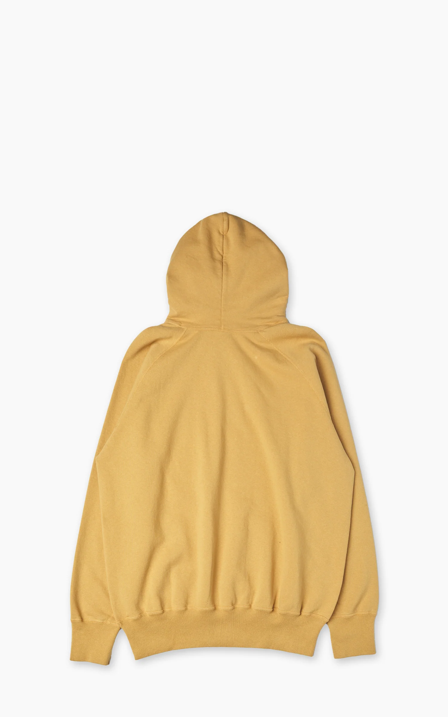 Warehouse & Co. Lot 462 Plain Hooded Sweatshirt Mustard - Image 2