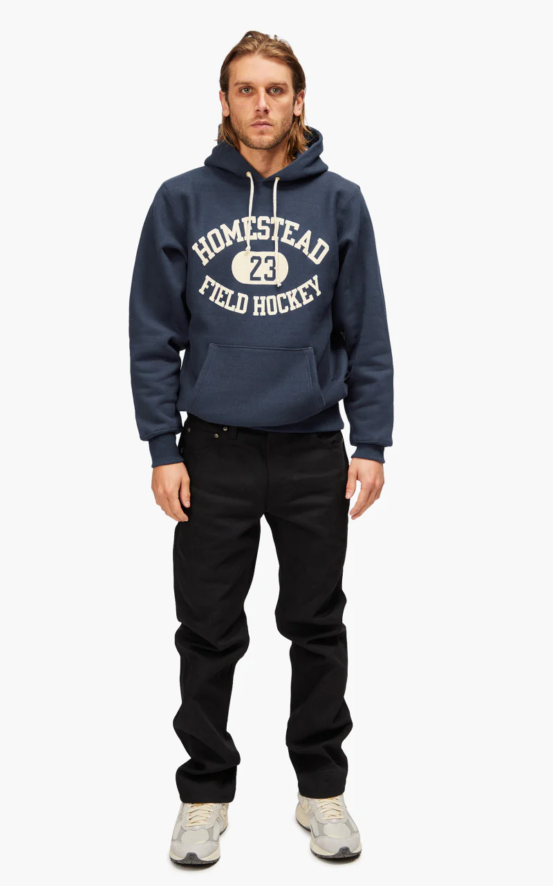 Warehouse & Co. Lot 484 Homestead Hoodie Navy - Image 2