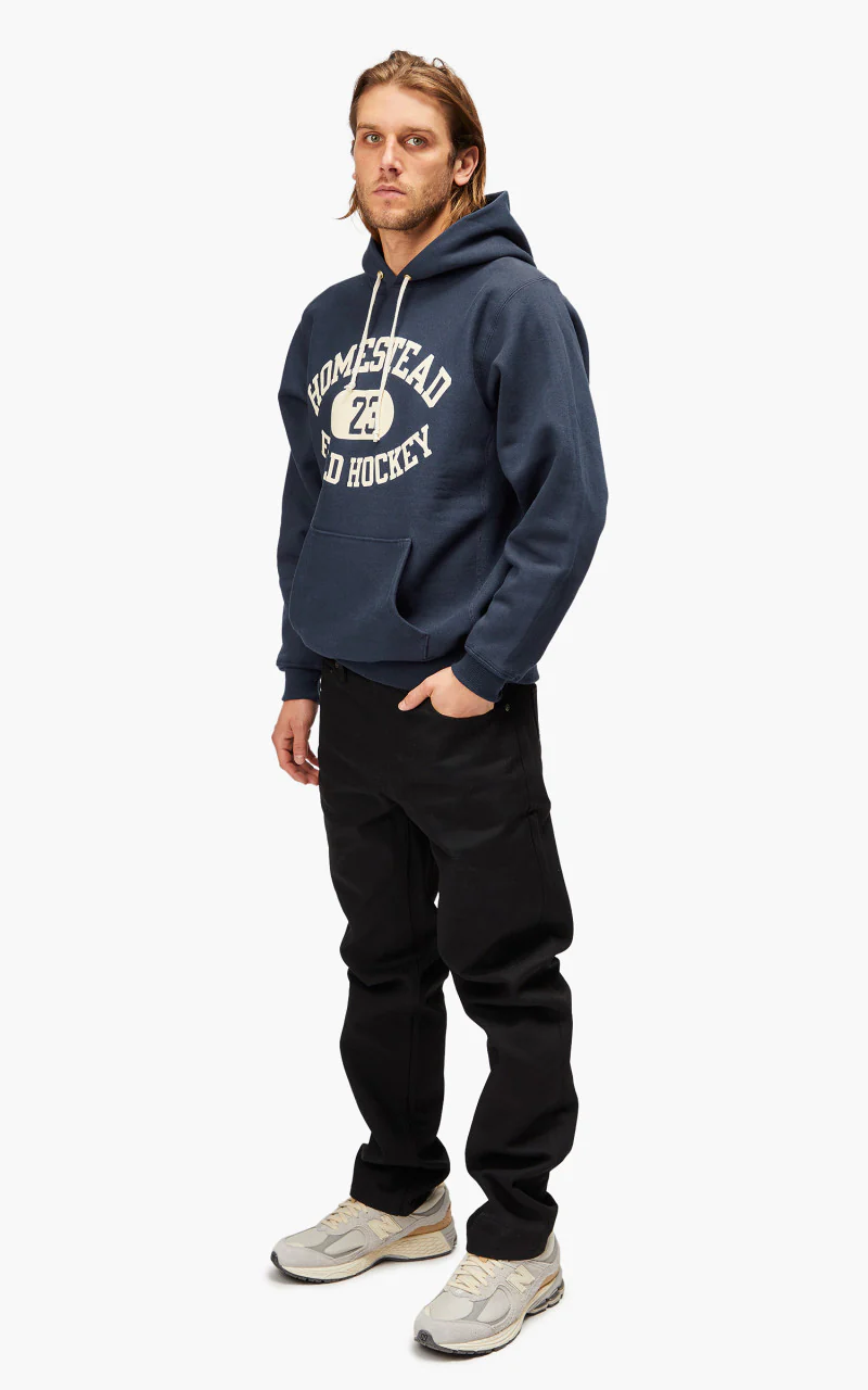 Warehouse & Co. Lot 484 Homestead Hoodie Navy - Image 4