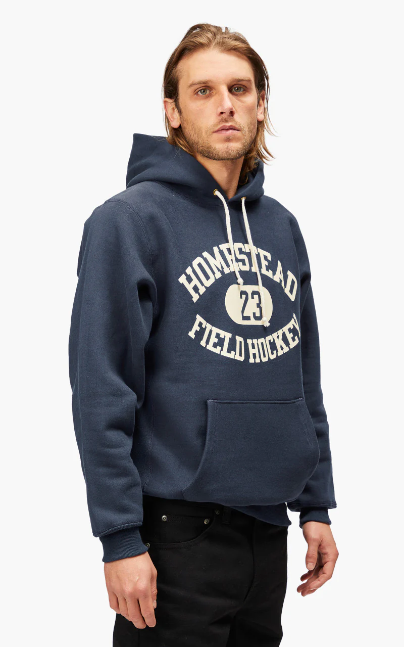 Warehouse & Co. Lot 484 Homestead Hoodie Navy - Image 6