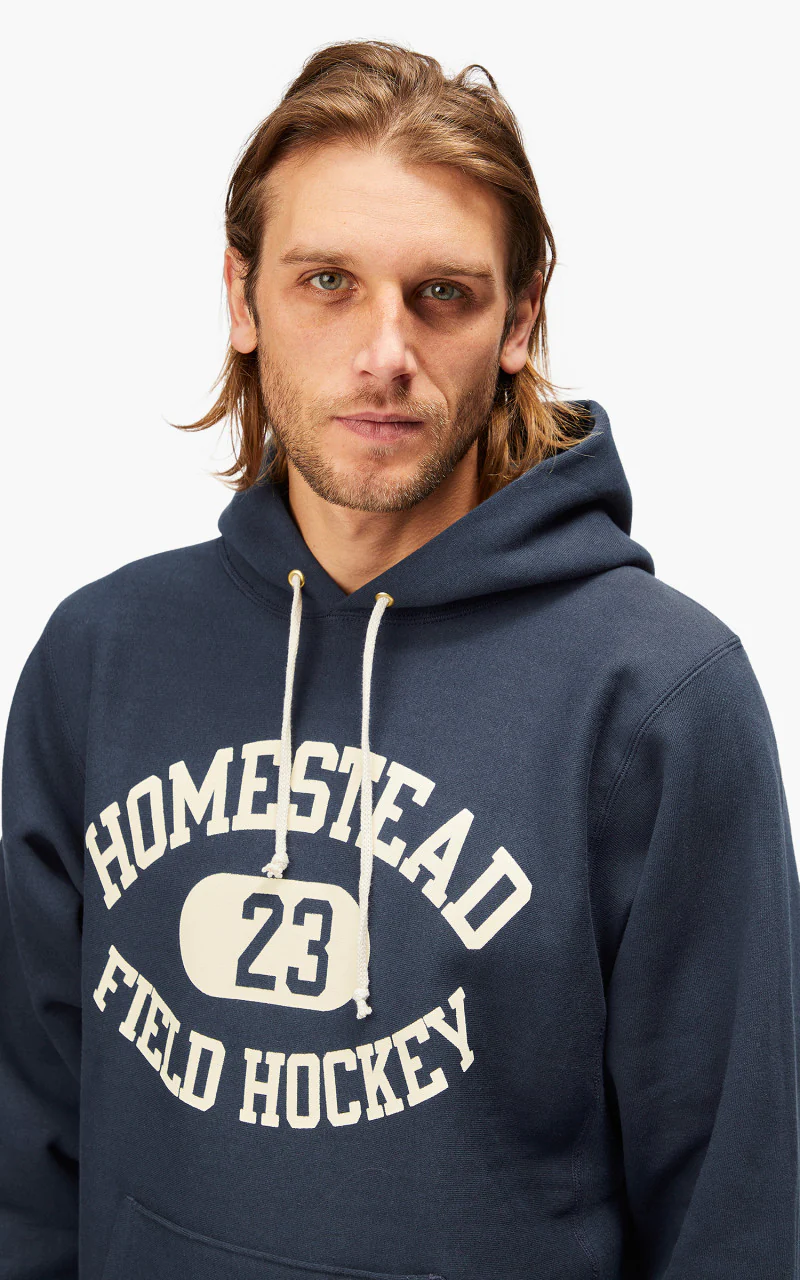 Warehouse & Co. Lot 484 Homestead Hoodie Navy - Image 8