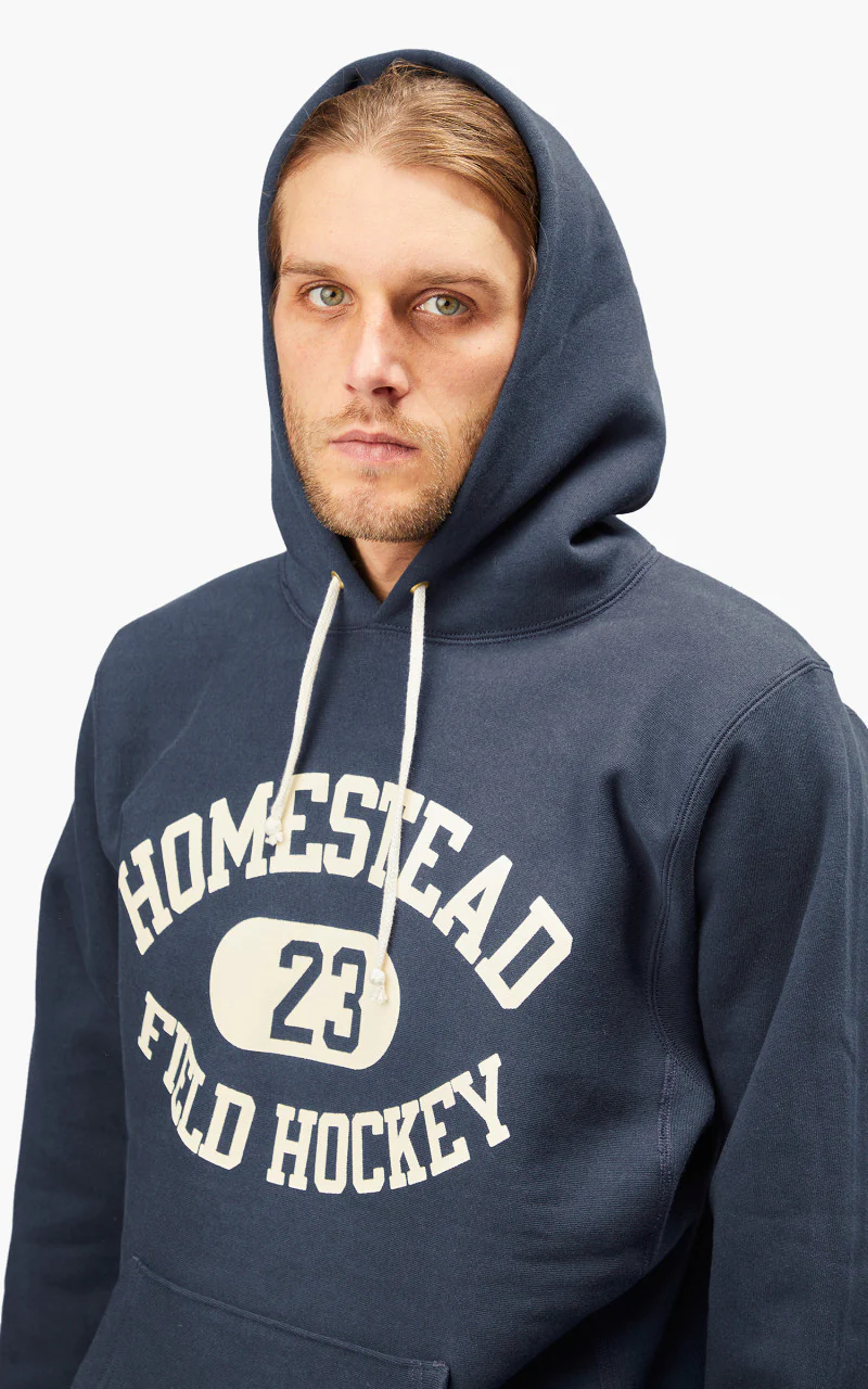 Warehouse & Co. Lot 484 Homestead Hoodie Navy - Image 9