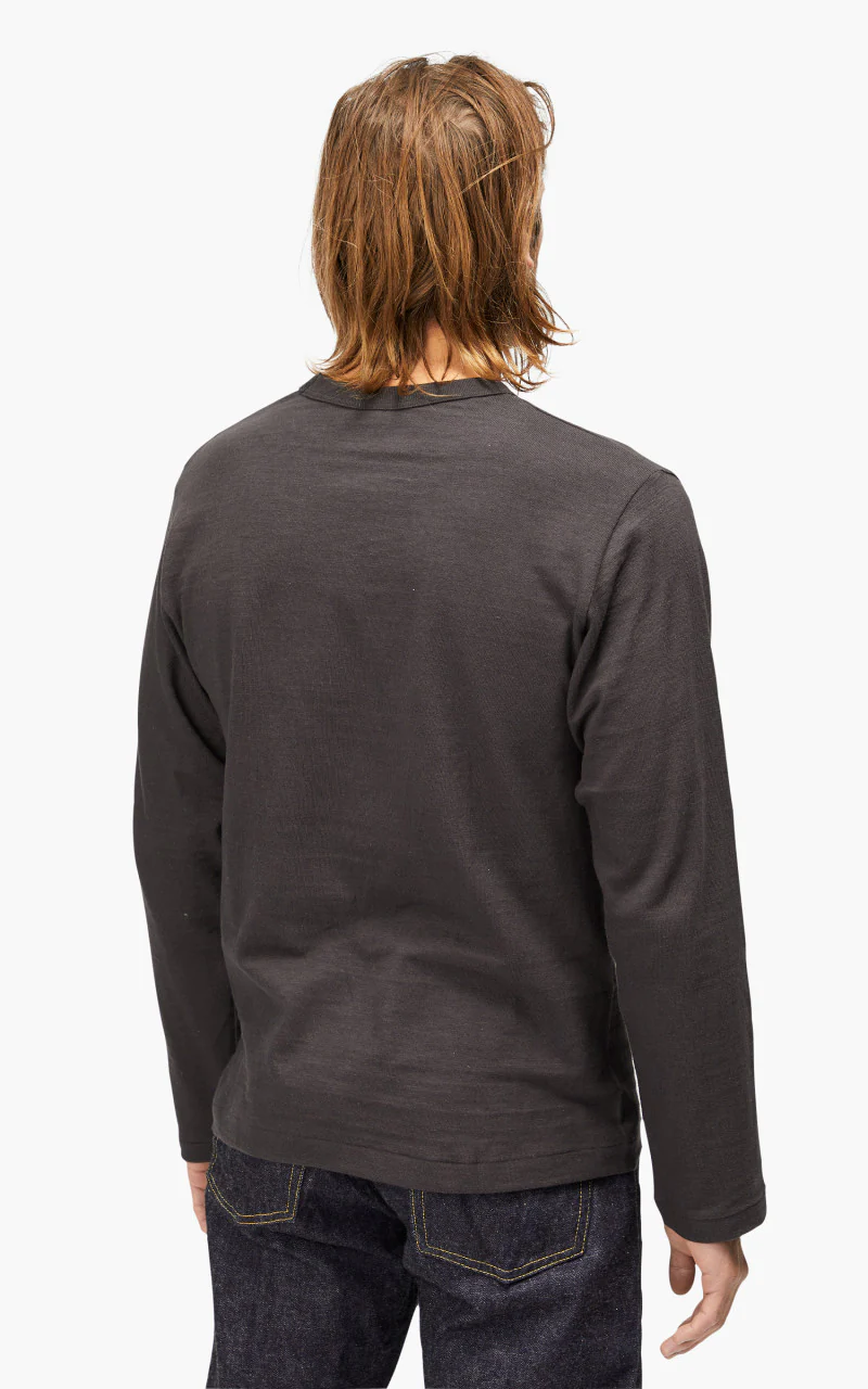 Warehouse & Co. Lot 5906 Long Sleeve T-Shirt Sumi Black - Image 6