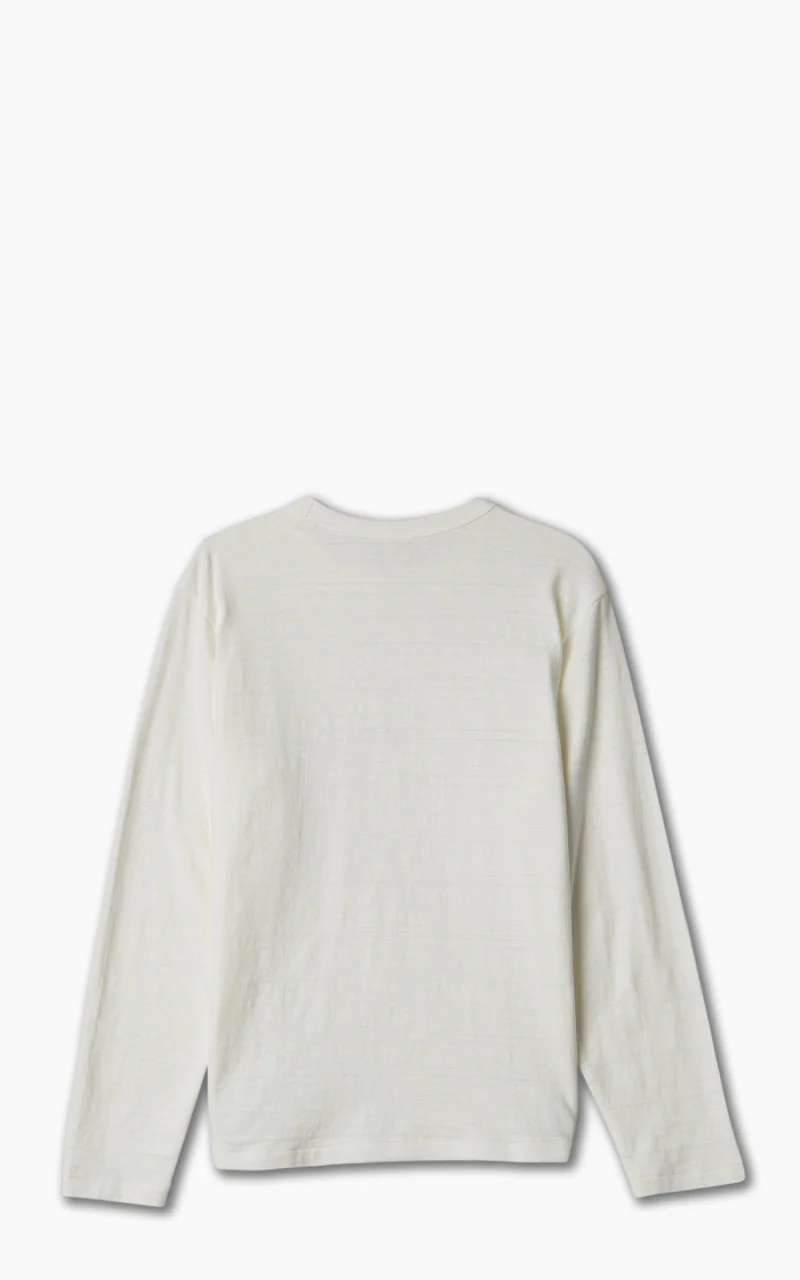 Warehouse & Co. Lot 5906 Long Sleeve T-Shirt Off White - Image 3