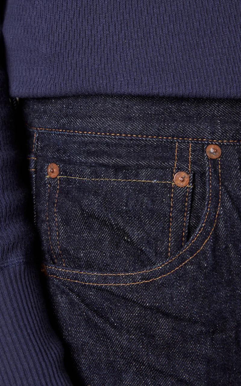 Warehouse & Co. Lot DD-1001XX 1947 Model "Duck Digger" Jeans One Wash Indigo - Image 6