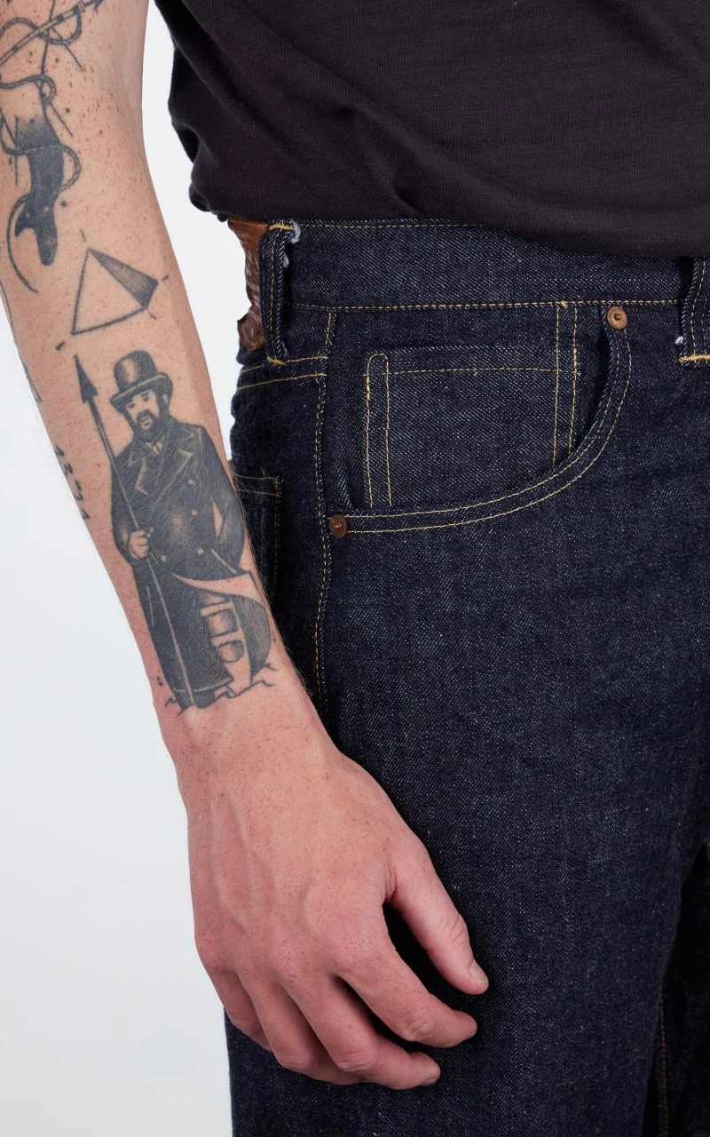 Warehouse & Co. Lot S1003XX 1944 Model Jeans Duck Digger Indigo 14oz - Image 5