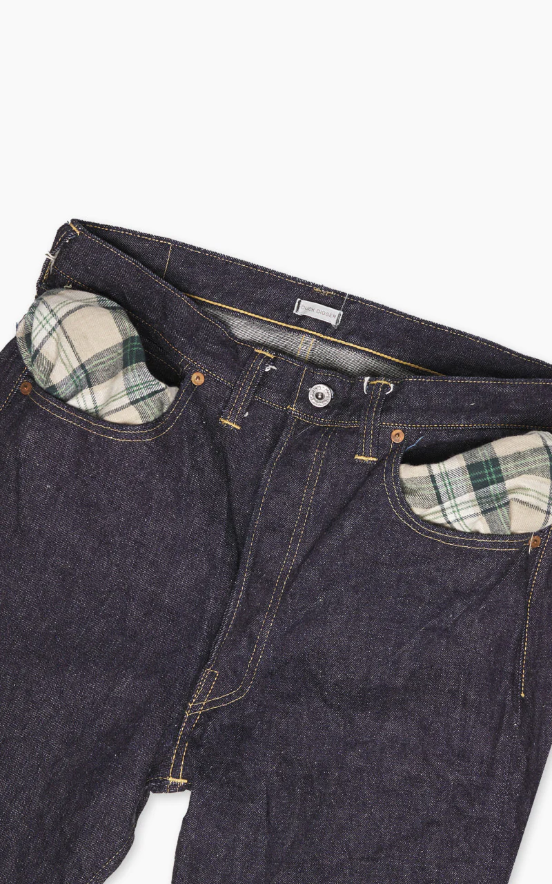 Warehouse & Co. Lot S1003XX 1944 Model Jeans Duck Digger Indigo 14oz - Image 7