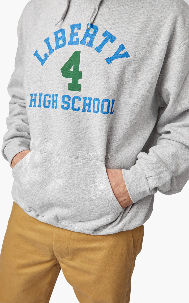 Wild Donkey FC Liberty Hooded Sweatshirt Heather Grey - Image 3
